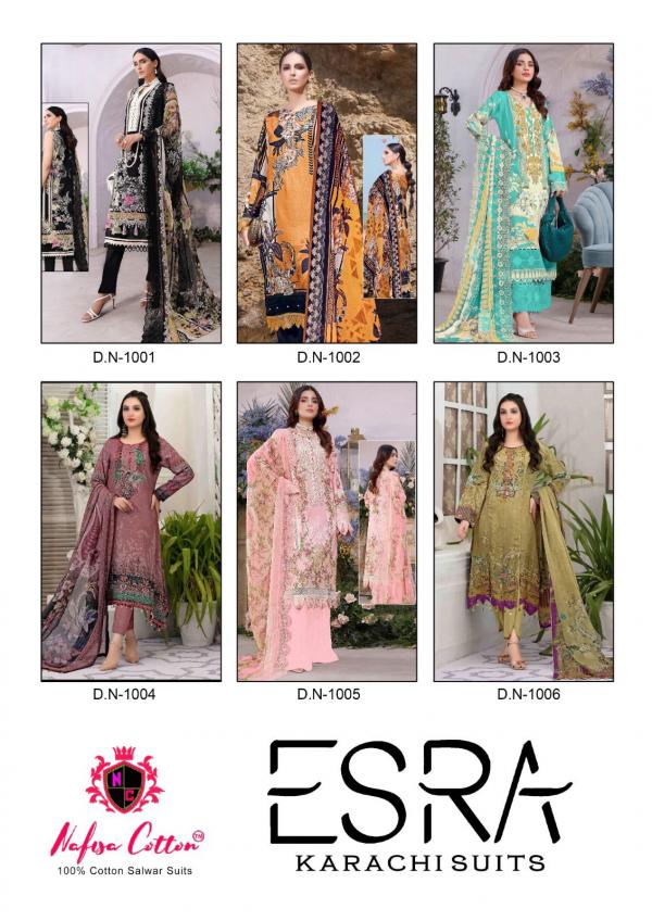 Nafisa Esra Vol-1 Soft Cotton Designer Exclusive Dress Material